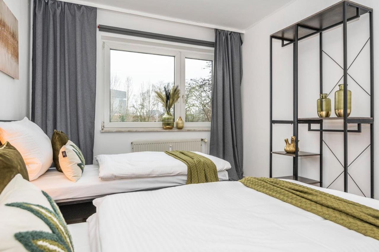 3-Zimmer-Wohnung Nahe Essen City, Bis 5 Personen, Smarttv, Wifi, Balkon Esterno foto